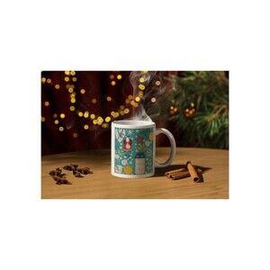 Personalized Coquette Christmas Mug Custom Name Bows 12oz and 15oz Holiday